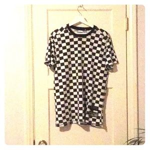 oversized checkered shirt/dress